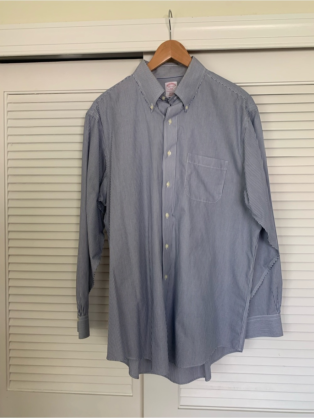 NWOT Brooks Brothers Men's Blue Stripe Button-Down Shirt